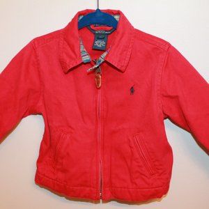 Size 18 Month Red Polo Ralph Lauren Jacket